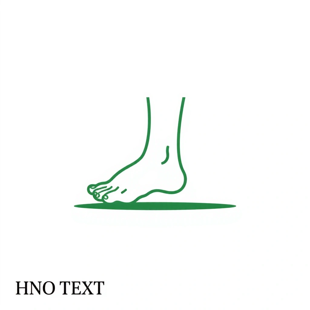 Abstrakcyjna sylwetka nogi w ruchu